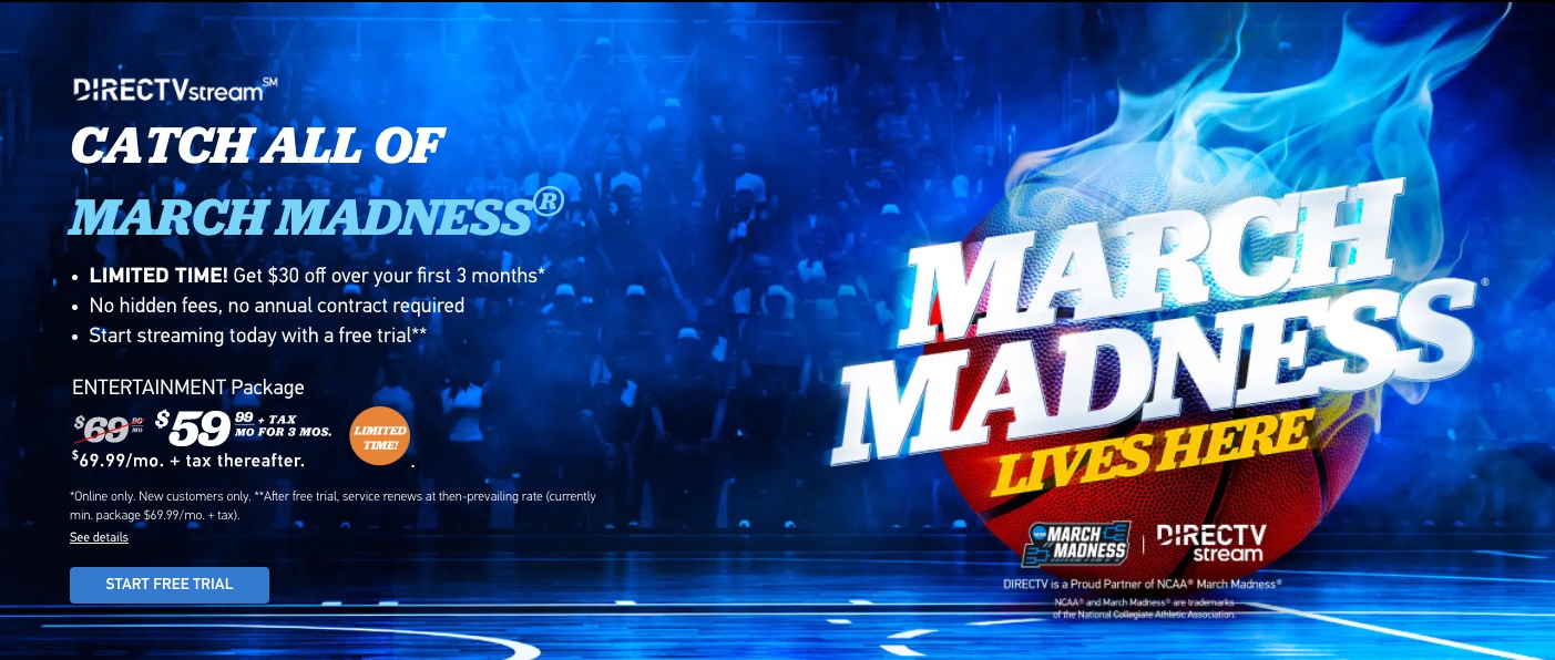 march madness streaming package