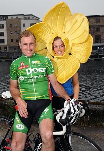 Sean Kelly's daughter Stacey brightens a wet County Waterford day.