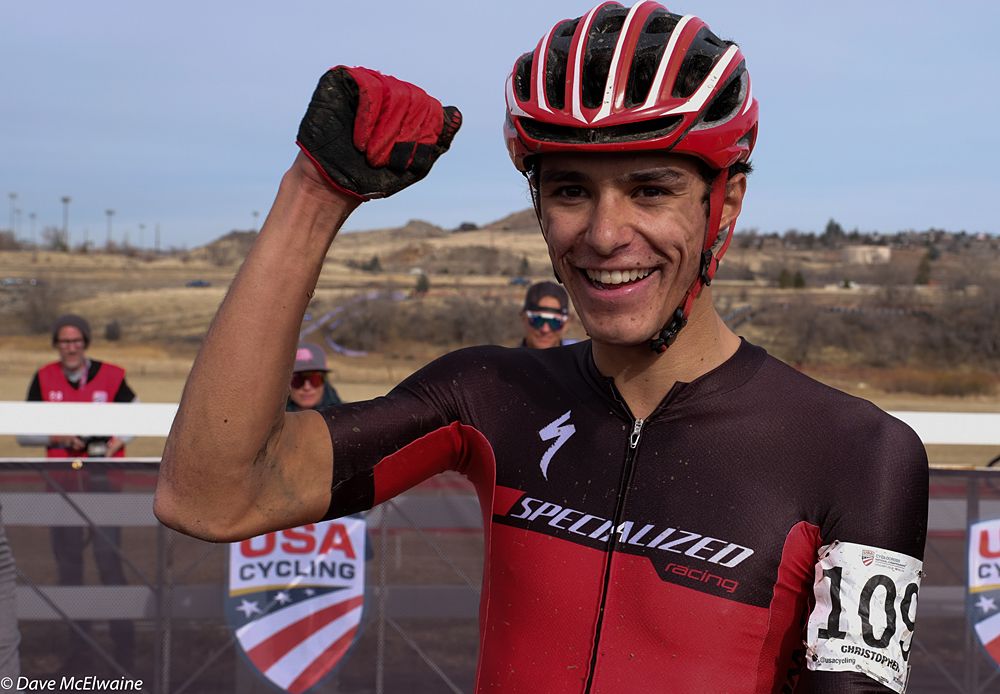 Chris Blevins (Specialized) is primarily a mountain biker will now be known as a cyclocrosser as well