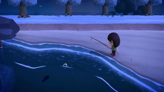 Animal Crossing: New Horizons fishing