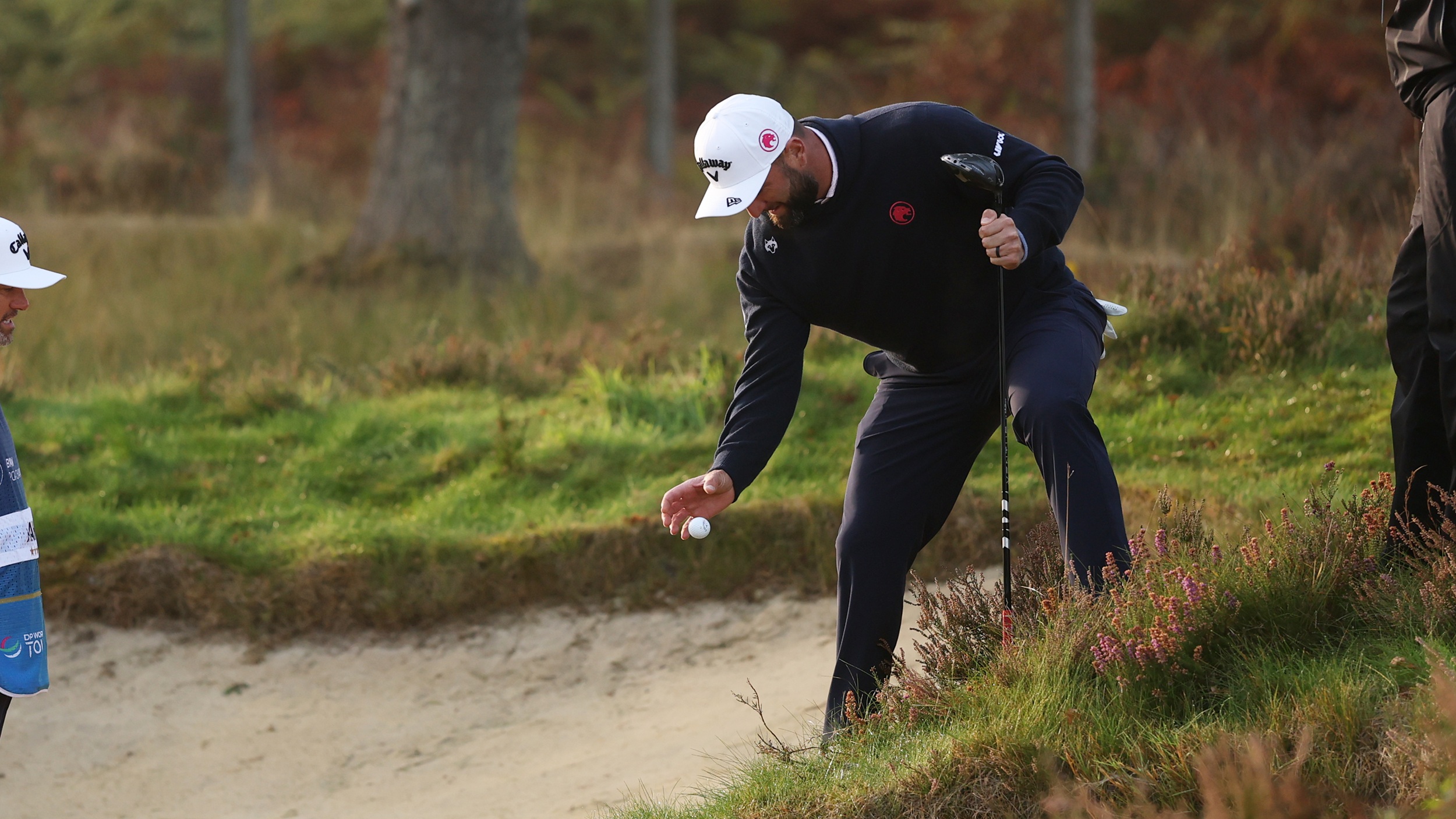 Jon Rahm struggling at the BMW PGA Championship