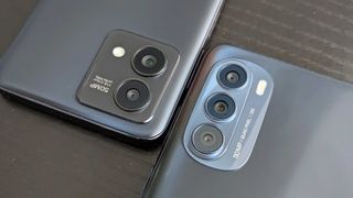The Moto G Stylus 5G (2023) and (2022) cameras side by side