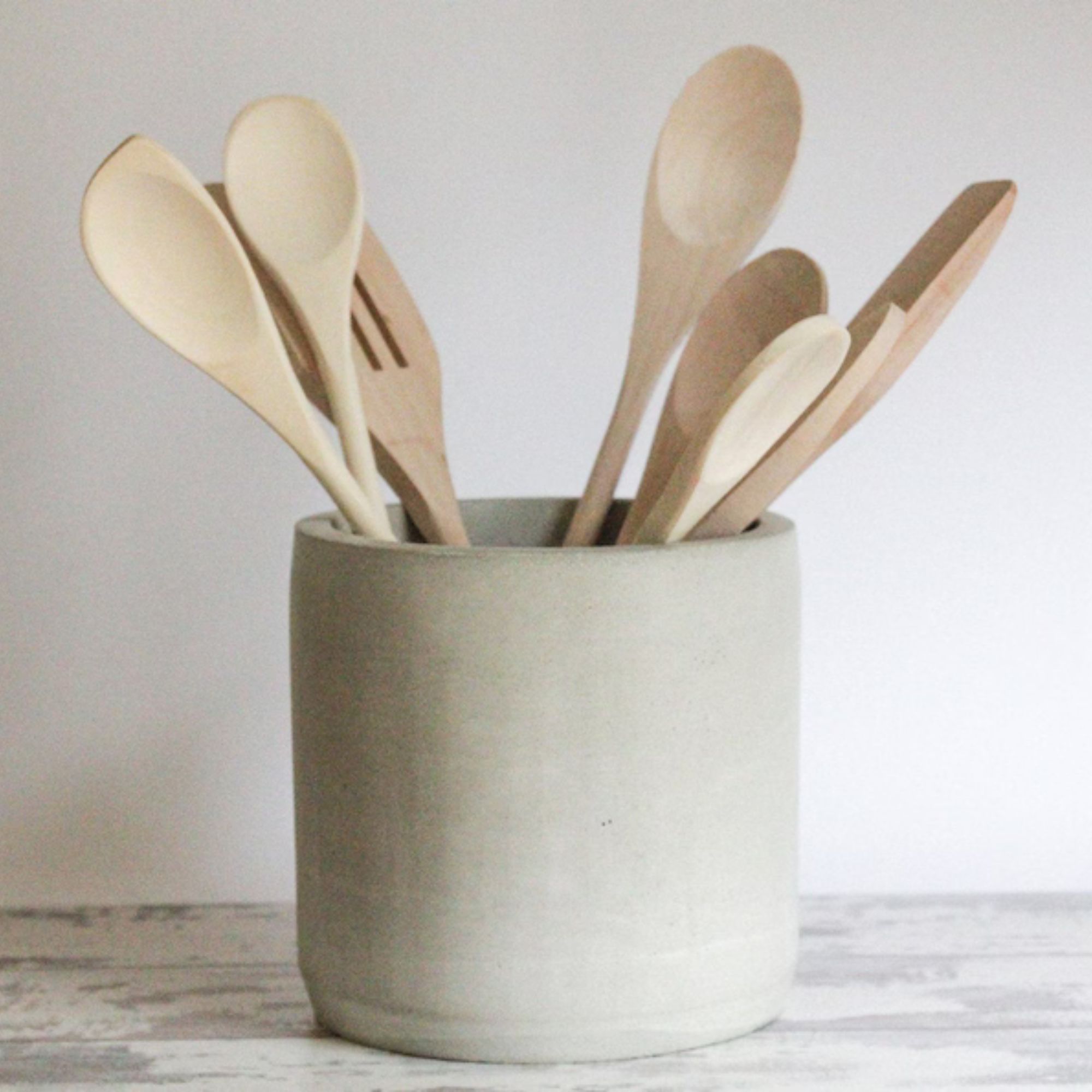 Concrete Utensil Holder