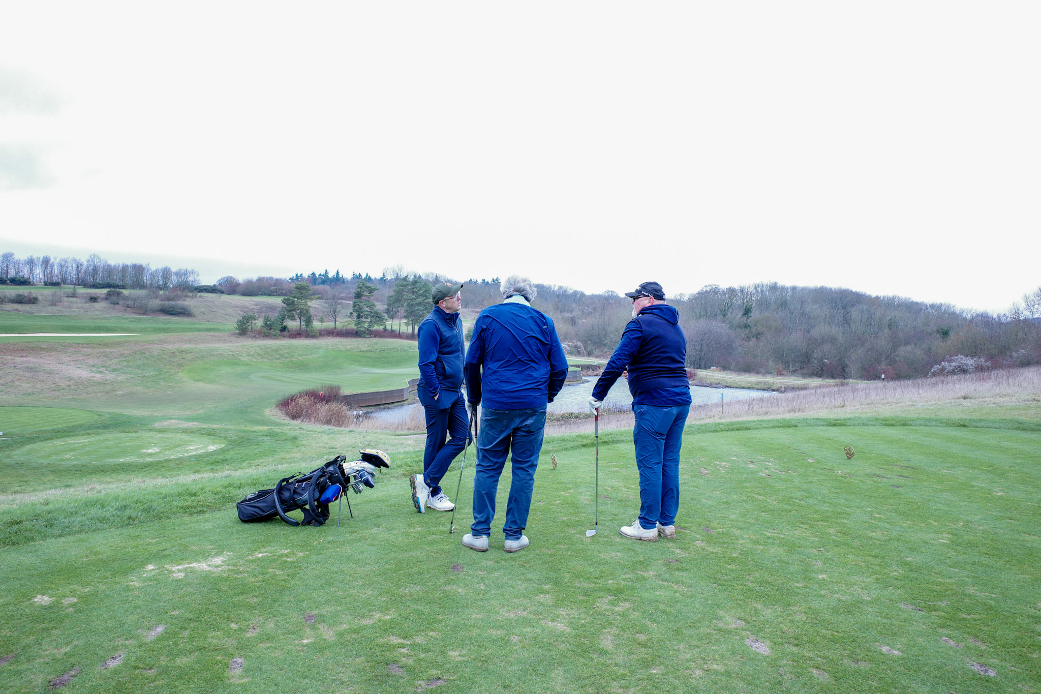 On the 8th tee at the London Club