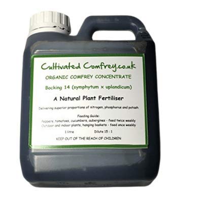 Natural Plant Feed - Comfrey Concentrate - Organic Liquid Fertiliser (1 Litre)