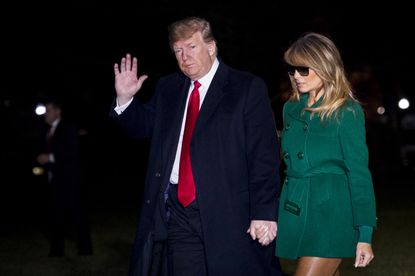 President Trump and first lady Melania Trump