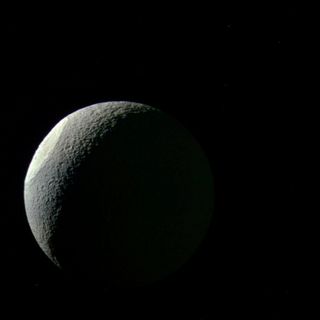 Bright Basin on Saturn's Moon Tethys