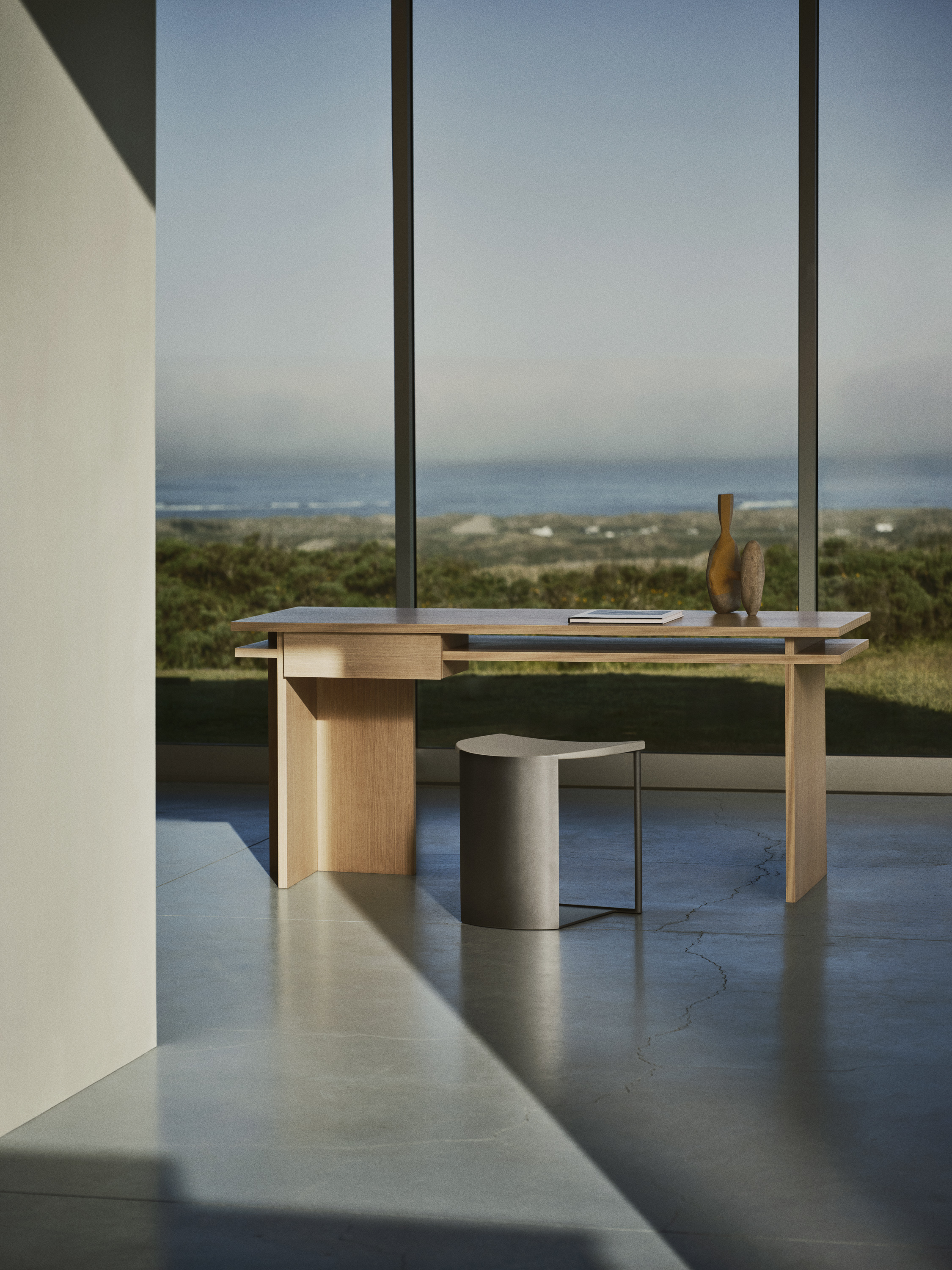 Maiden Head furniture inside a modernist home