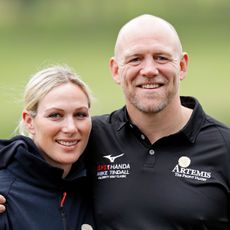 Zara Tindall and Mike Tindall attend the ISPS Handa Mike Tindall Celebrity Golf Classic at The Belfry on May 17, 2019 in Sutton Coldfield, England