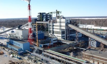 Estonia's new, state-of-the-art Enefit280 oil shale refinery. 