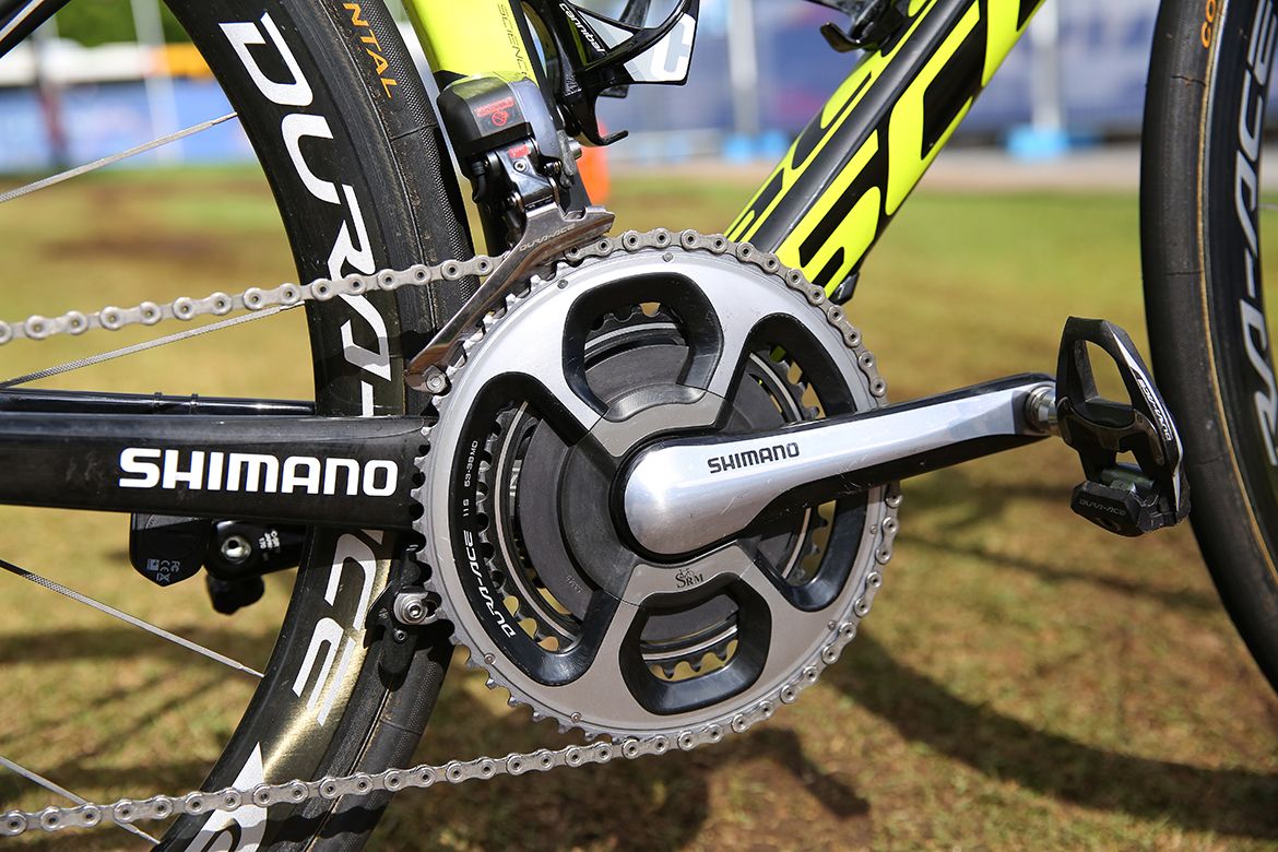 Orica-Scott running the wireless SRM 9000 Dura Ace power meter