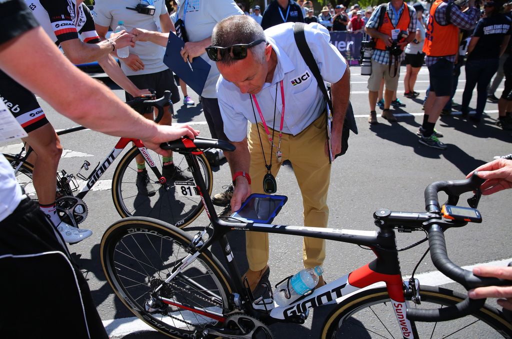 The UCI were again checking for motors