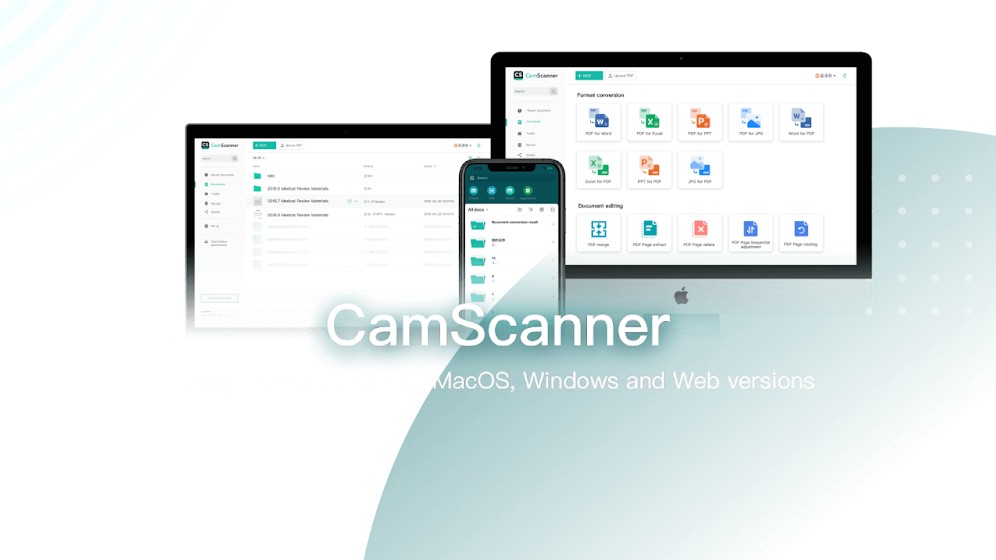CamScanner OCR website screenshot