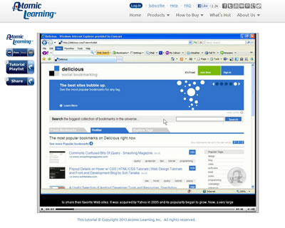 Video Tutorial: Intro to delicious Social Bookmarking Training