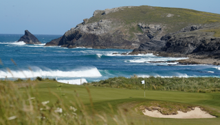 Trevose GC green and sea pictured beyond