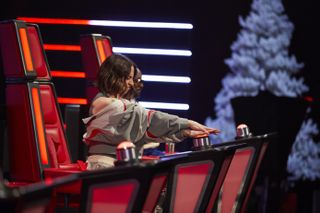 Mel C hits button on The Voice Kids
