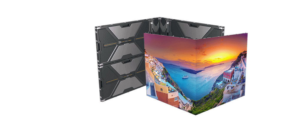 The Absen NX series of displays.