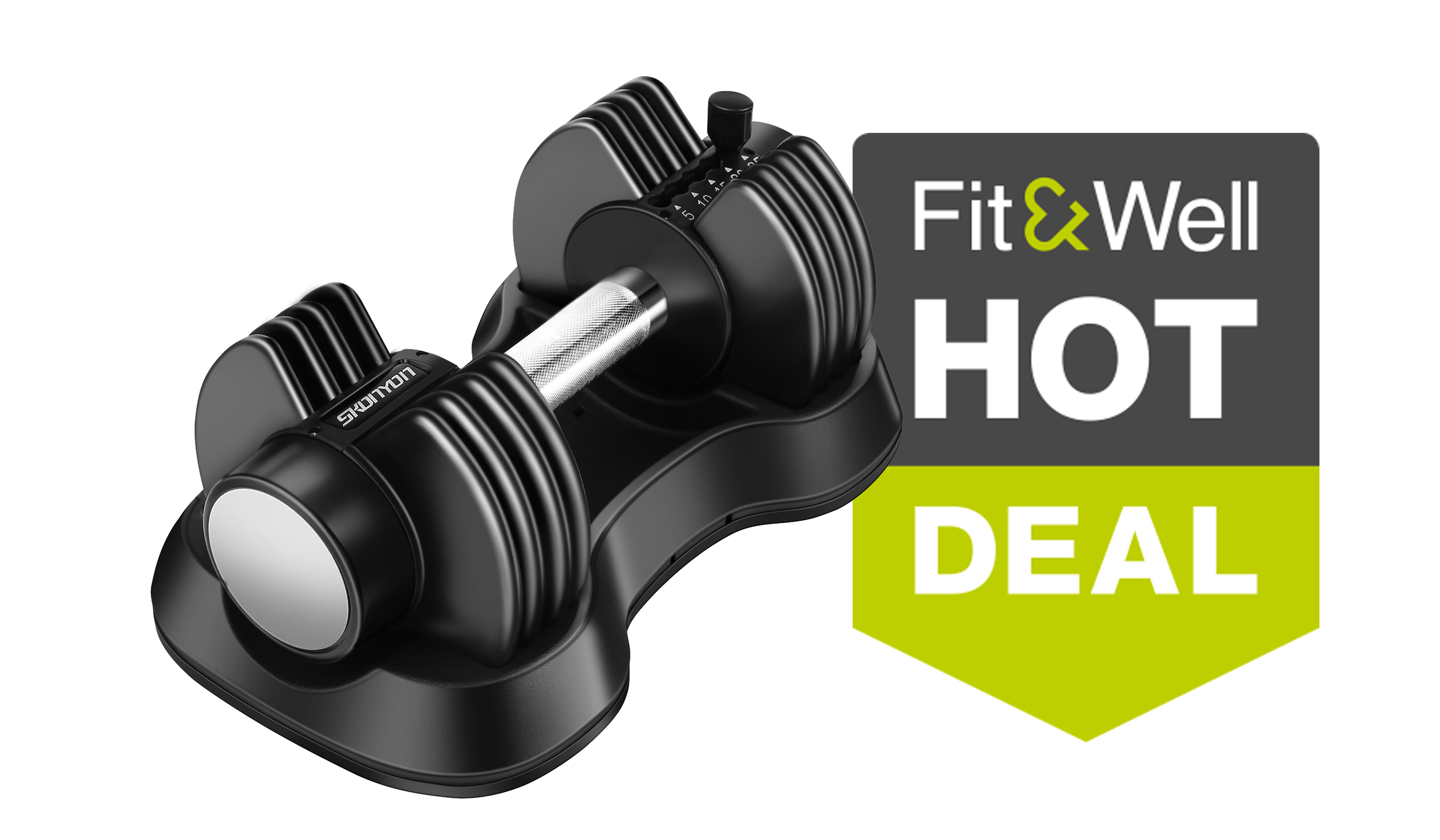 Skonyon adjustable dumbbell deal Save on this swish locking weight at Walmart Fit Well