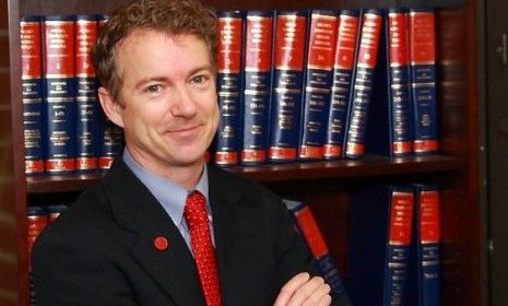 The Tea Partier Rand Paul needs to convince the GOP establishment, says GQ, that he&amp;#039;s not his father.