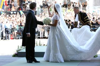 Princess Madeleine on her wedding day in 2013