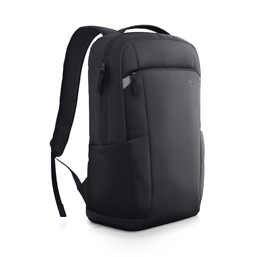 Dell Ecoloop Pro Slim Backpack, 15.6 Inch Laptop, Water-And Dirt-Resistant Recycled Polyester, 360° Foam Cushioning, 44.5 Cm × 31.5 Cm × 14 Cm, Reflective Accent, 3-Year Warranty