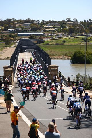 Riders take on stage four of the Tour Down Under 2024