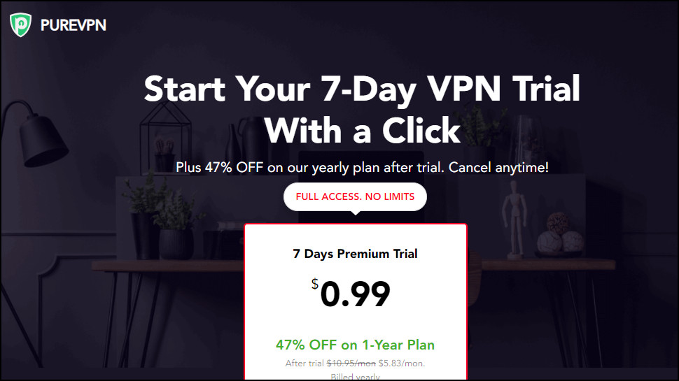 PureVPN 7-day Trial