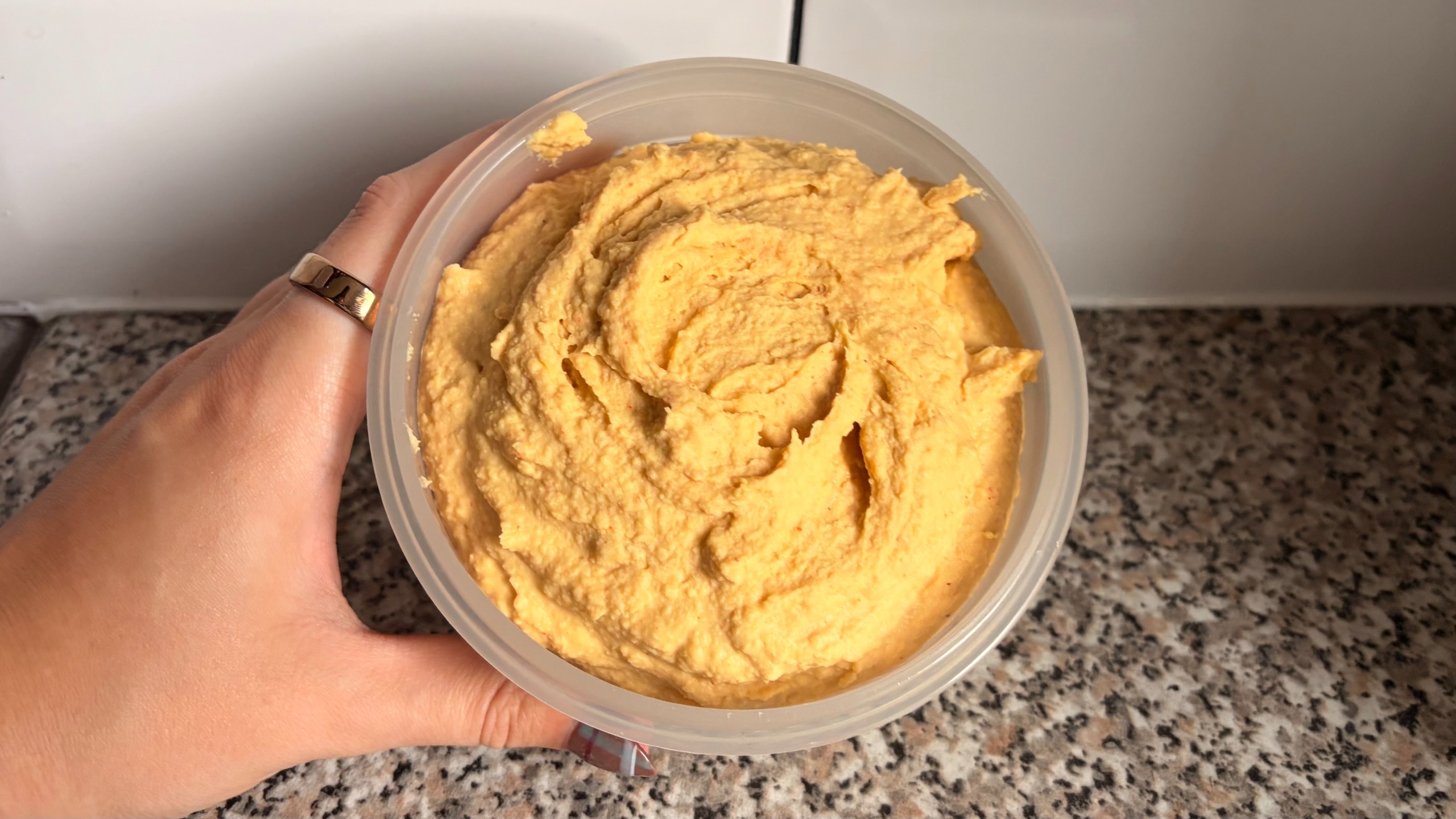 Hummus made using the Ninja Crush Boss