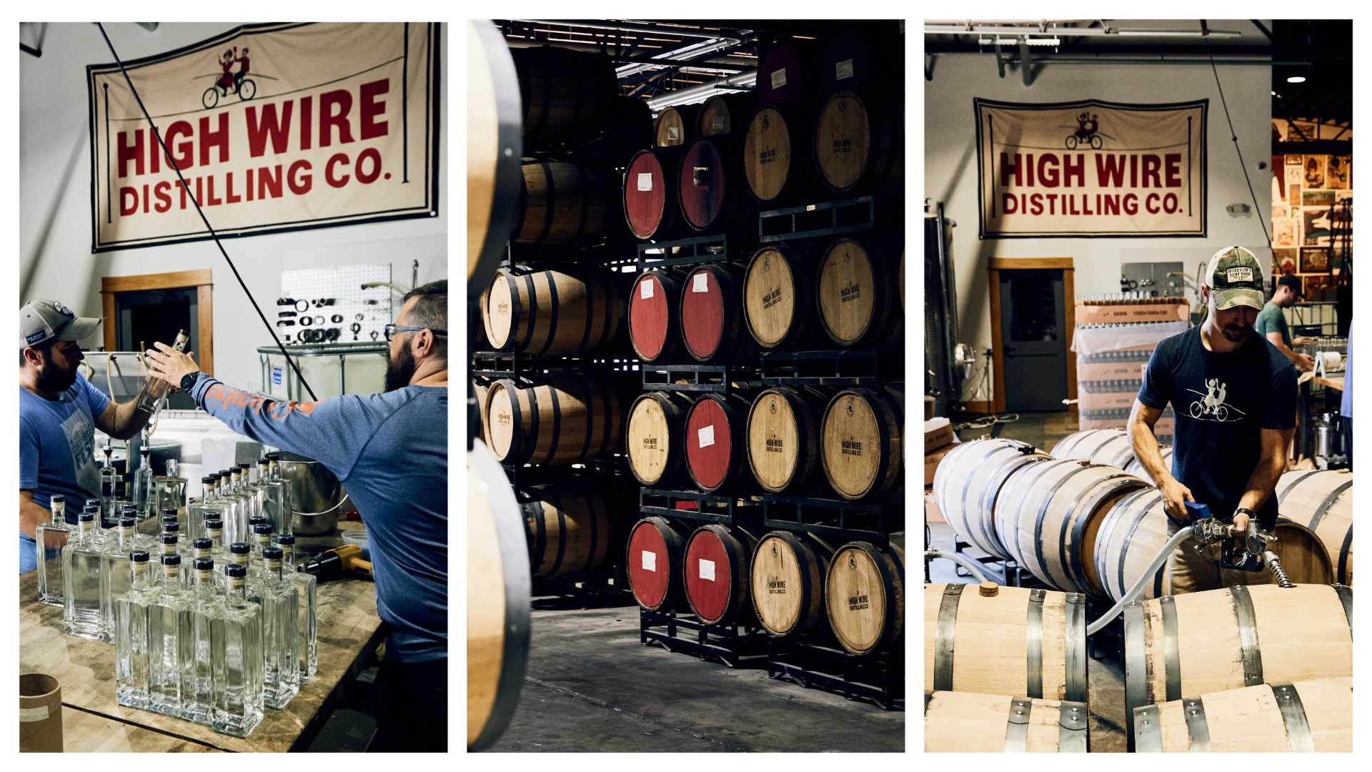 Inside the High Wire Distilling process