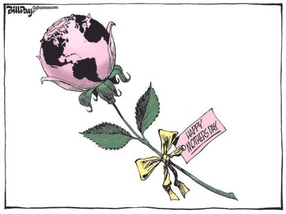 Editorial Cartoon U.S. Mothers Day 2016