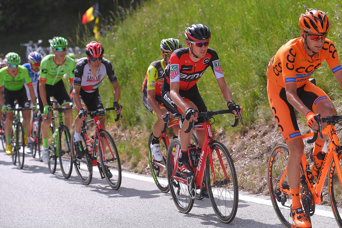 The stage 17 breakaway at the Giro d'Italia