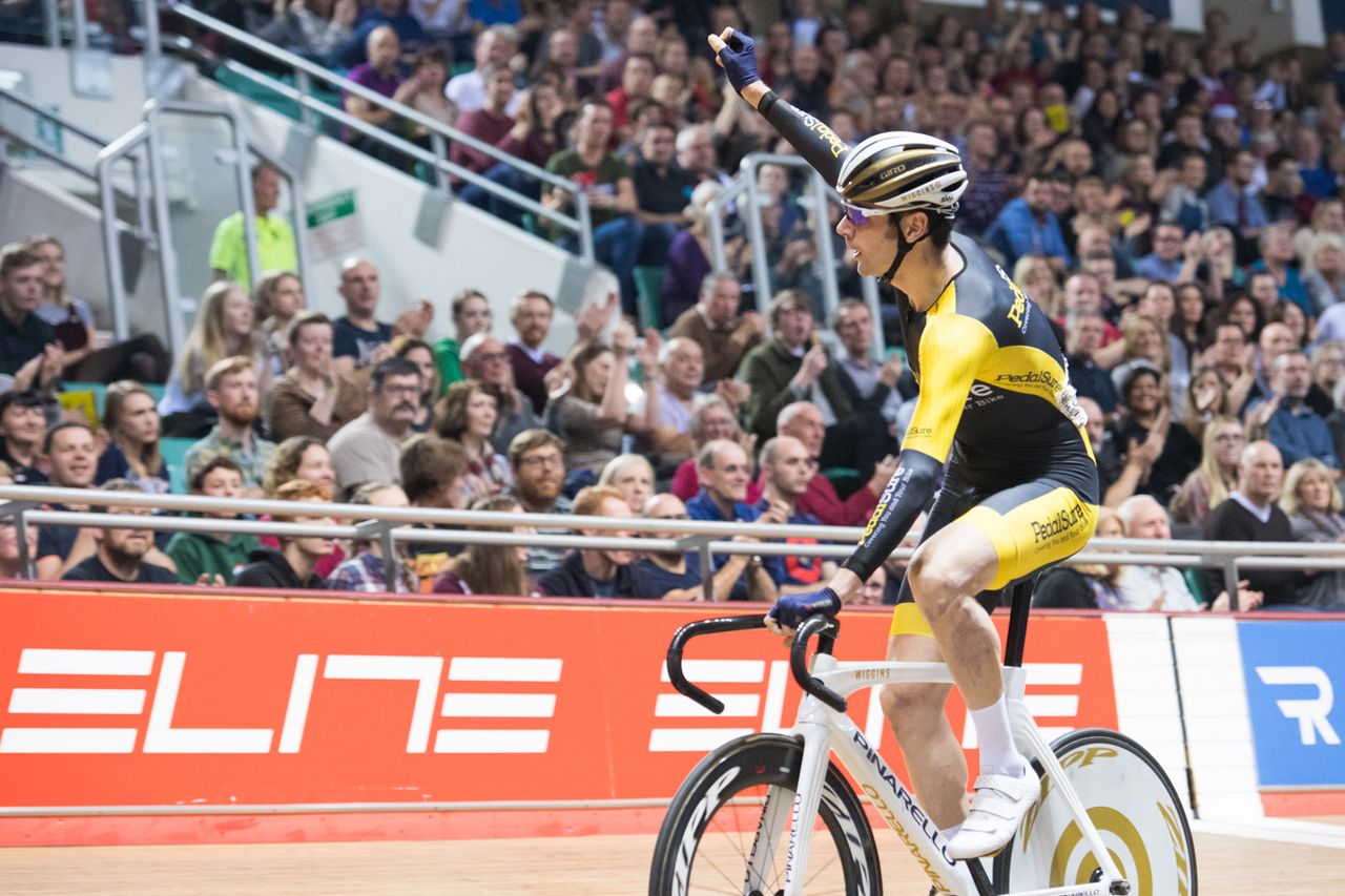 Andy Tennant laps up the cheers from the crowd