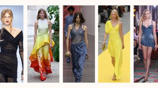 runway models for Philosophy Di Lorenzo Serafini, Zimmermann, Fendi, Stella McCartney, Alessandra Rich