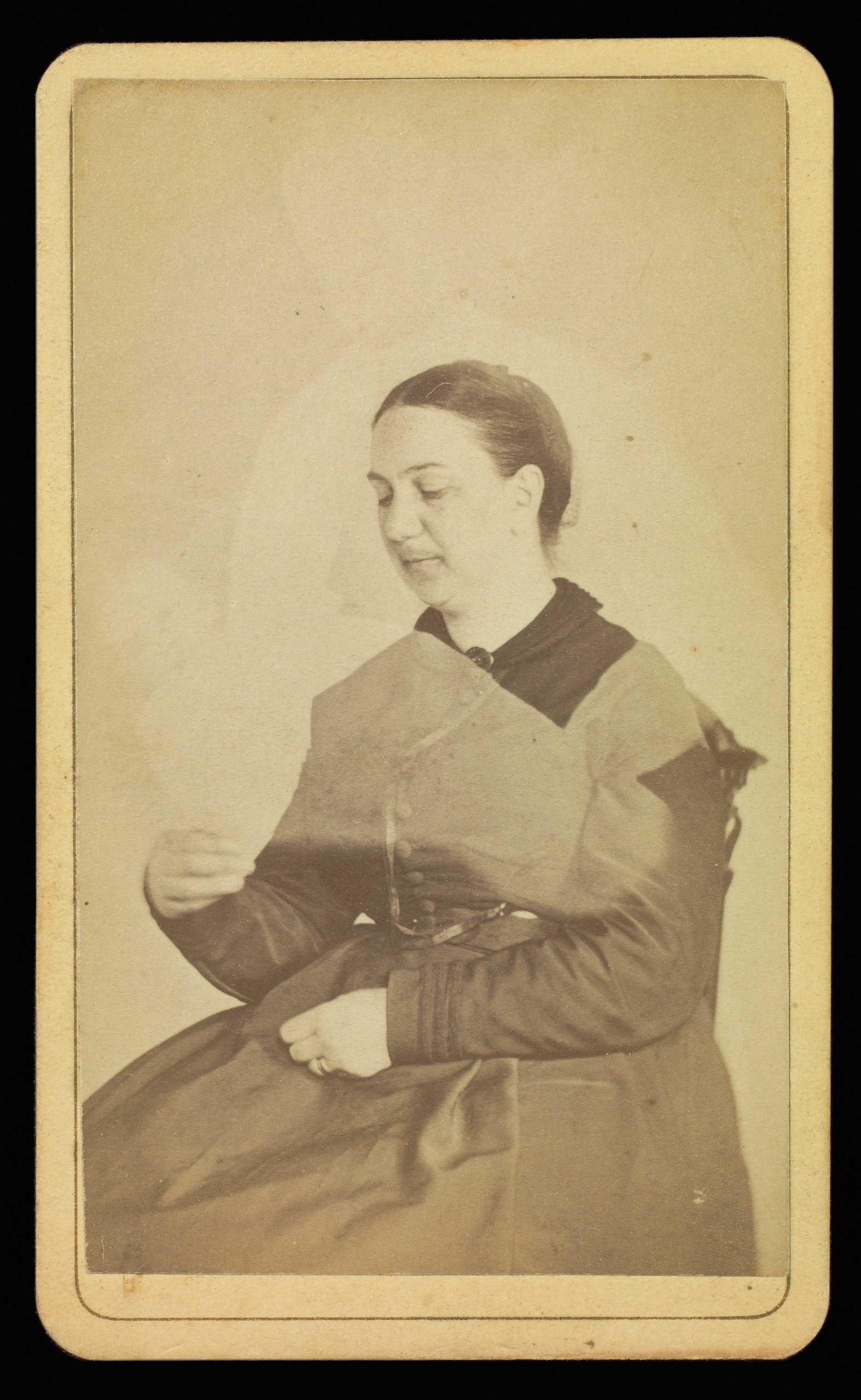 A spirit photograph by William H. Mumler