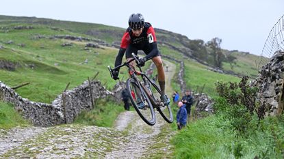 Three peaks cyclocross rider