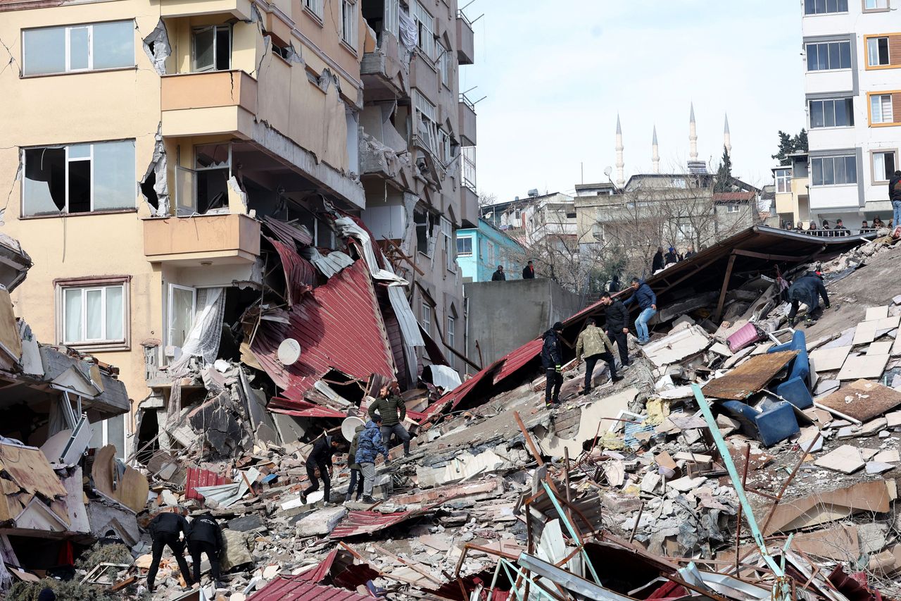 Earthquake damage in Turkey