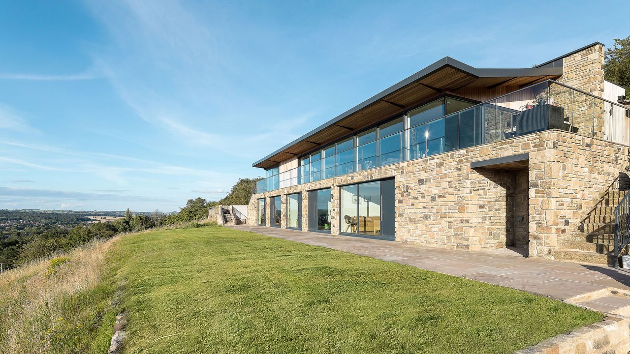 hillside self build