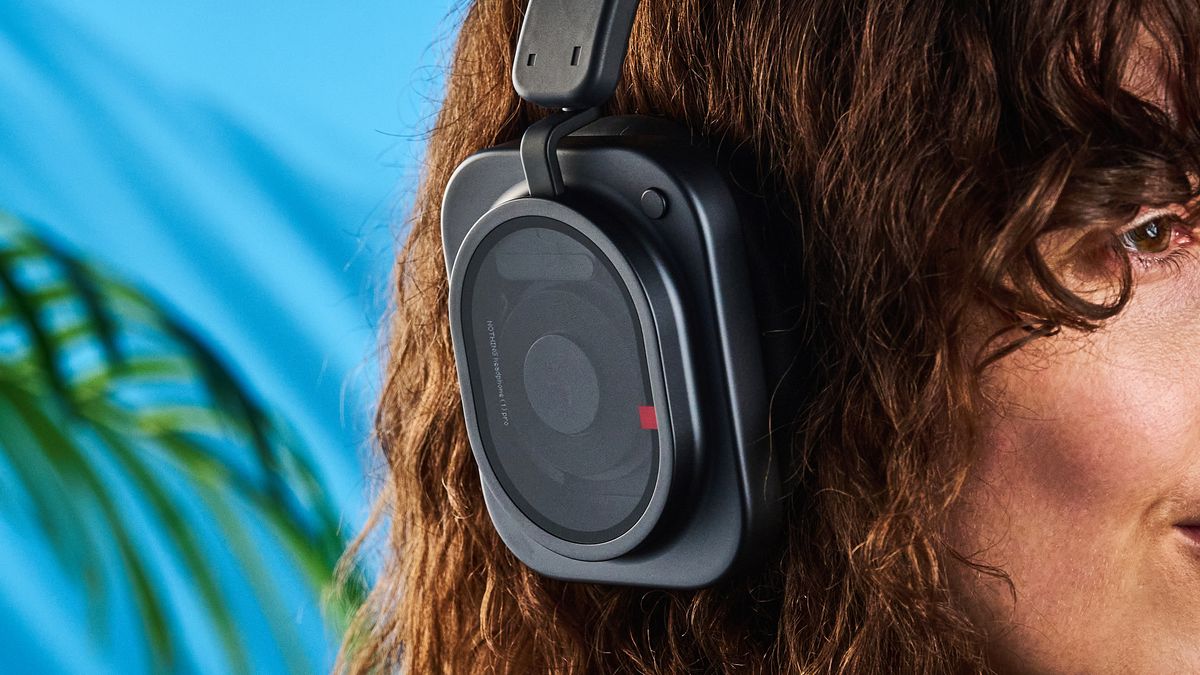A pair of Nothing Headphone (1) Pro over-ear headphones