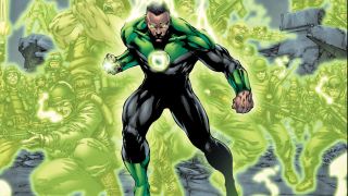 The Green Lantern in DC comics.