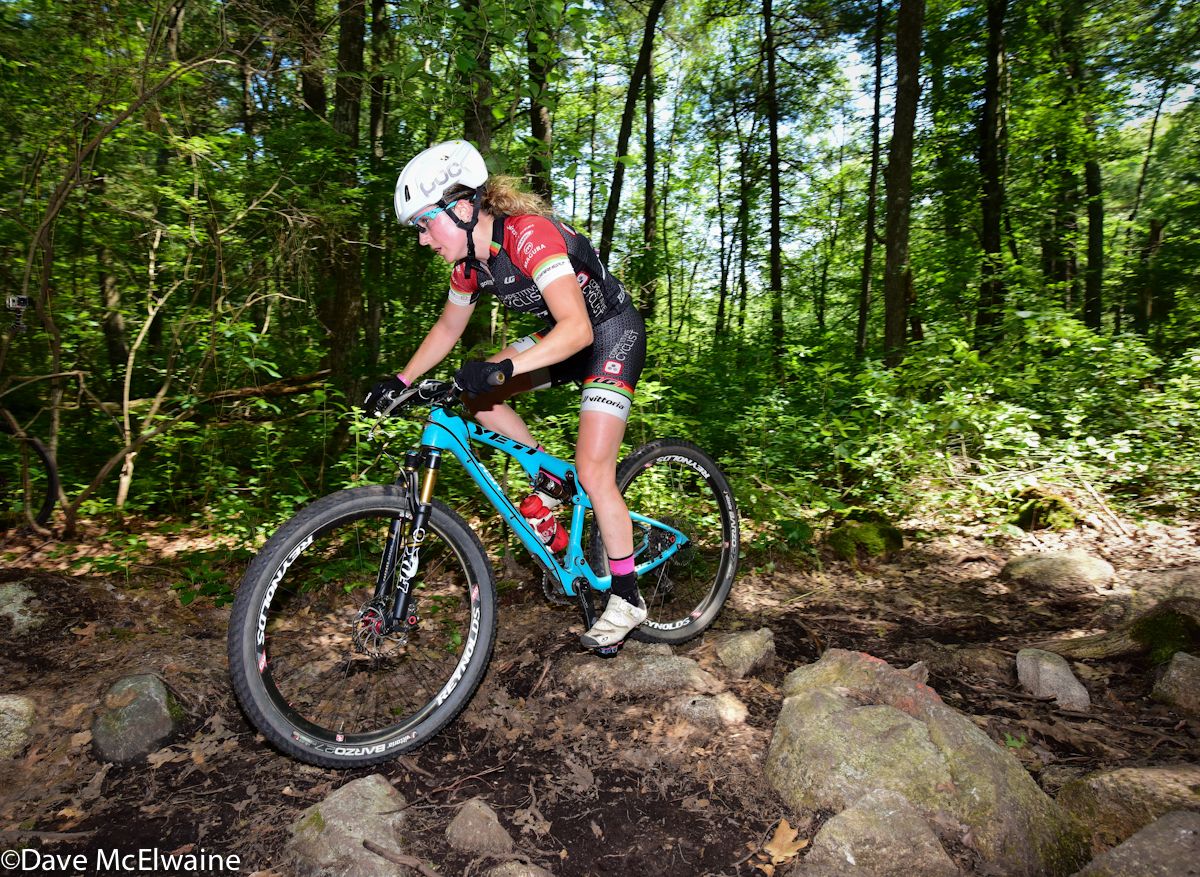 Ellen Nobel (Competitive Cyclist) had Anthony in sight for most of the race