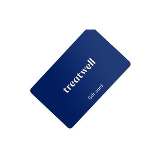 A navy blue Treatwell gift card is one of the best Christmas beauty gifts for her.