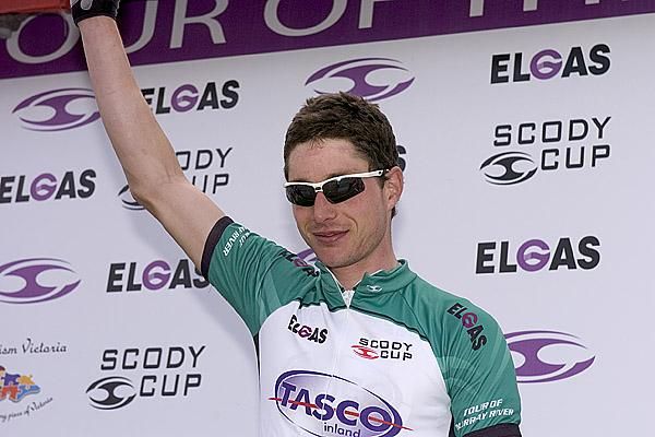 Tasmanian William Clarke (Praties) remains in the Tasco Sprint Championship leader's green jersey after five stages.