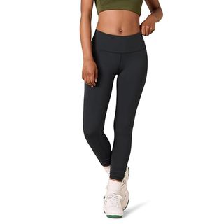 Amazon Essentials Women's Active Sculpt Workout Athleisure Mid Rise Full Length Leggings (available in Plus Size), Black, Small