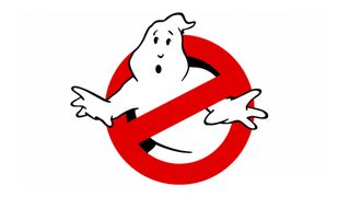 Ghostbusters logo on a white background