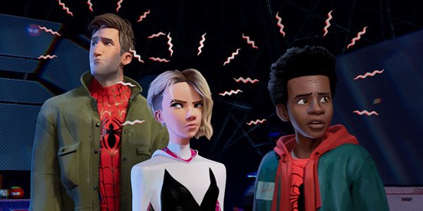 Spidey Sense going off for the Spider-Men (and Gwen)