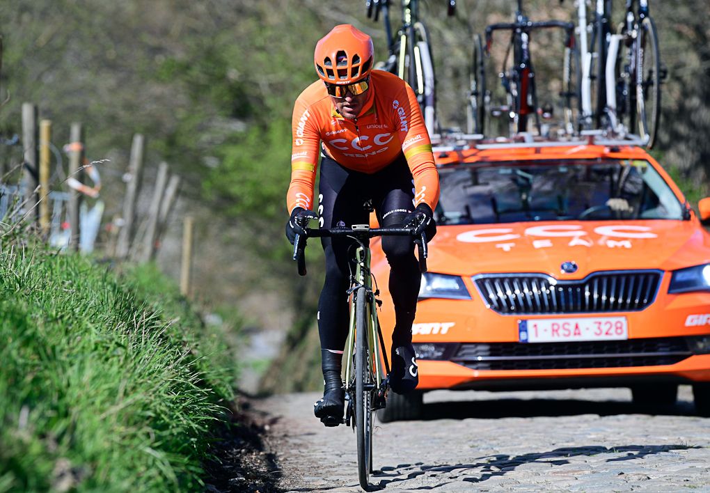 Greg Van Avermaet (CCC Team) previews the Tour of Flanders course