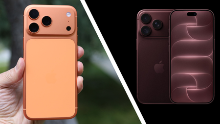 The iPhone 17 Pro next to the iPhone 18 Pro