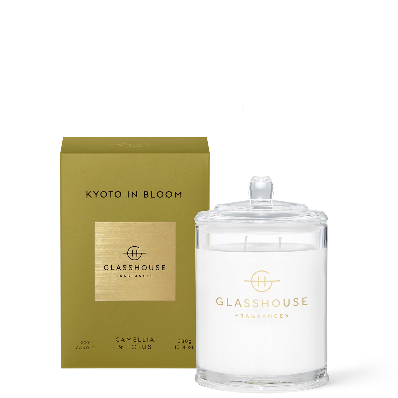 Glasshouse Fragrances Kyoto in Bloom Candle 13.4 Oz