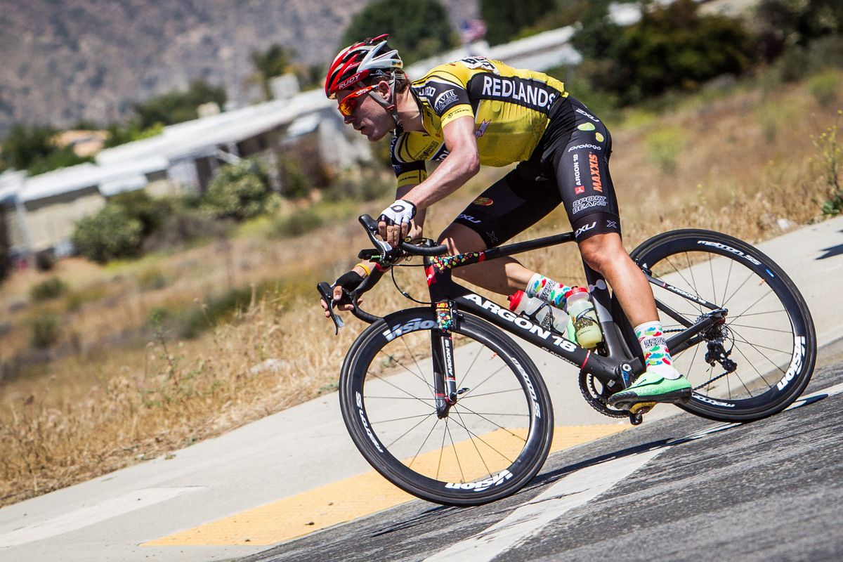 Serghei Tvetkov (Jelly Belly) takes a turn