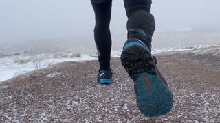 trail running shoes vs road running shoes: trail shoe outsole